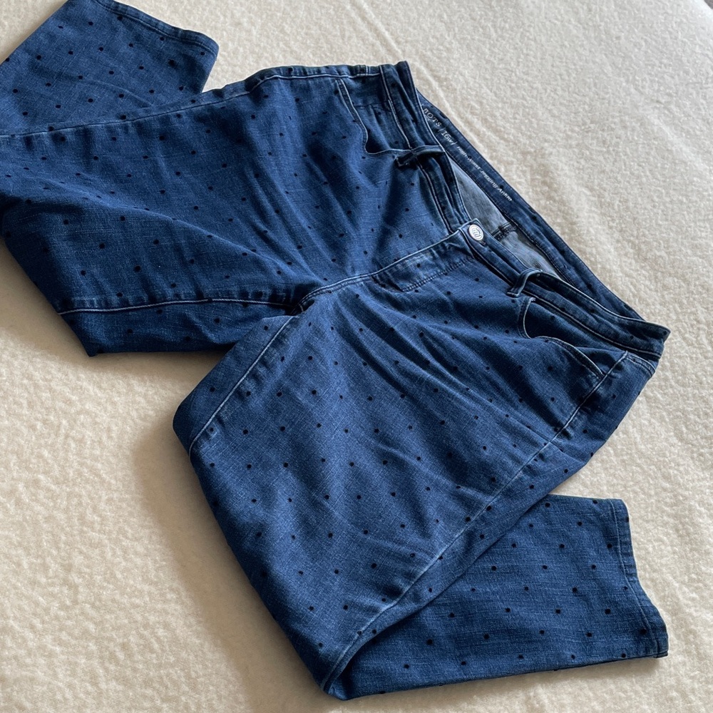 Polka Dot jeans | Jeggings | size 16W | polka dots